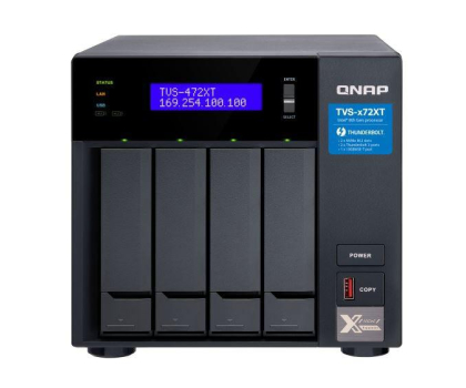 Dysk sieciowy QNAP Serwer NAS TVS-472XT-i3-4G 4x0HDD Intel Core i3-8100T 4GB